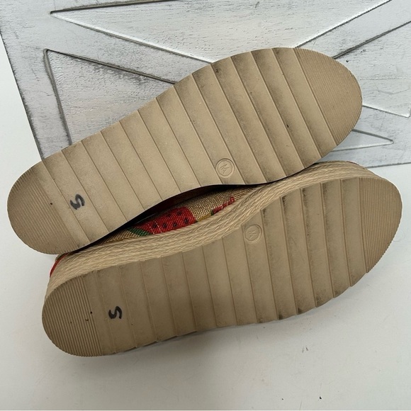 Cute Watermelon Canvas Platform Sneakers - Picture 14 of 16